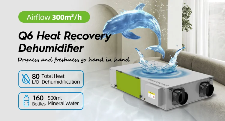 Erv Dehumidifier, Q6, 80L/D, Ceiling - detail 4