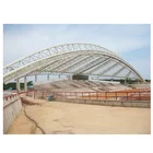 Stadium Structural Design Steel Fabricator Stadium Steel Roof Truss Sport Hall Tennis Court Structure