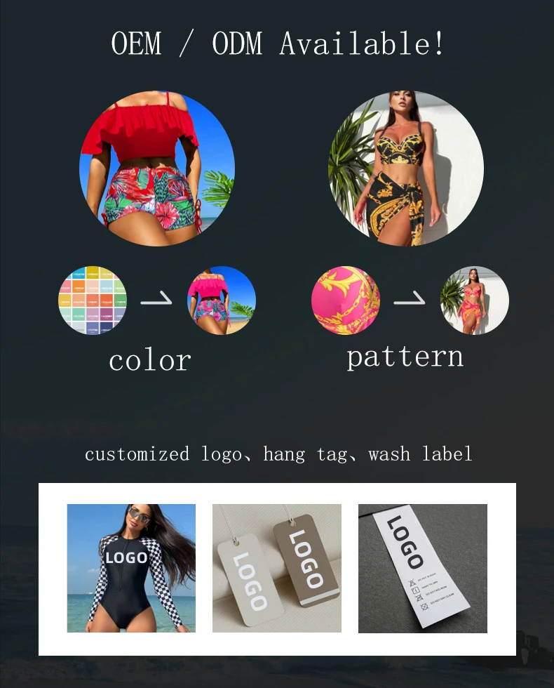 OEM/ODM Custom Two Piece Bikini Beachwear for Women Sexy Solid Star Print Triangle Swimsuit with Shiny Glitter Thong Swimwear H31e90258328242f8bb813efcbcc4343ed