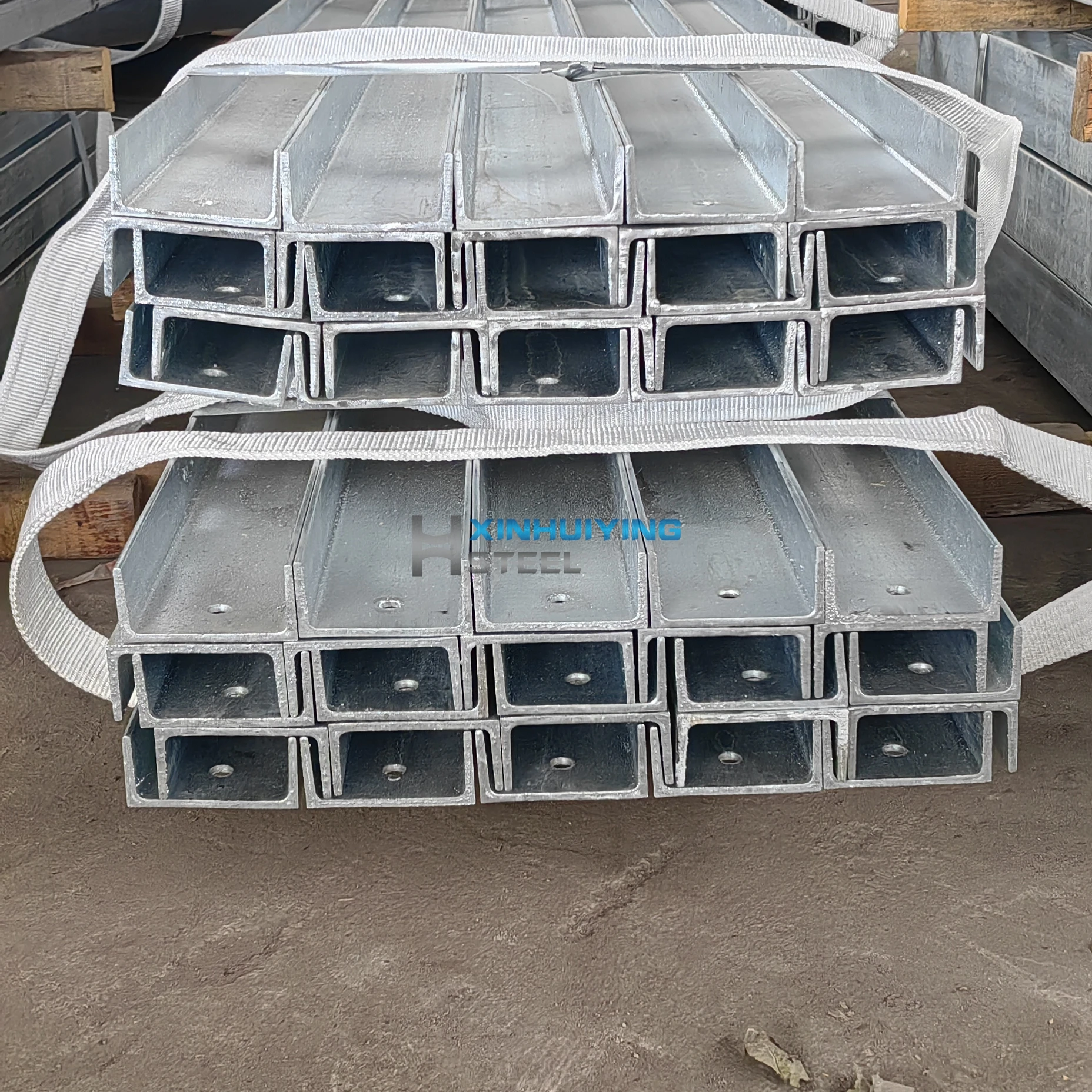 High Quality Structural Steel Prefabricated Cutting Slotted Hdg Hot