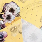 Yellow China Factory Outlet Spanedx Poly Nylon Woven Printing Yellow Fabrics For Clothing