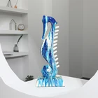 Nautical Craft Hot Sale Staining Color Sea Nautical Sea Horse Figurine Art And Craft Set