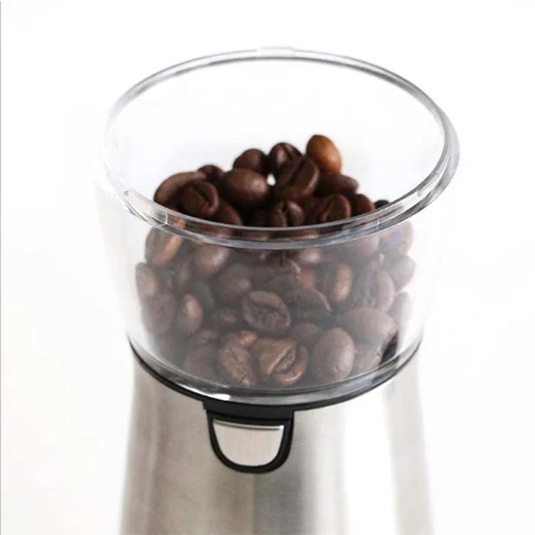 portable electric coffee grinder professional stainless steel burr electric mini USB rechargeable coffee been grinder