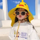 Kids Baby Beach Hat Baby UPF50+ Outdoor Summer Beach Play Hat Kids Sun Hat Toddler UV Protection Sun Cap