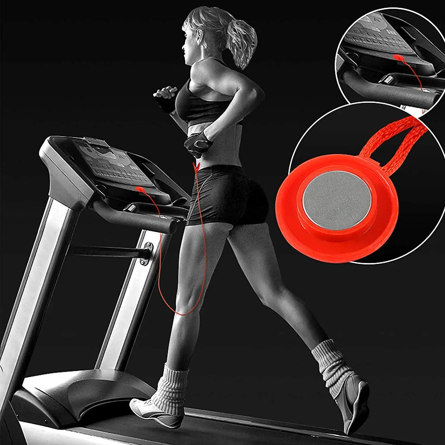 thumbnail image 2 of 2PCS Treadmill Universal Safety Key Running Machine Key Magnet Treadmill CH FF 2 of 10