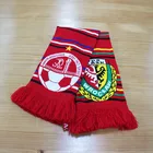 Long Scarves Hot Sale Acrylic Knit Football Fan Scarf Long Fan Double Side Jacquard Scarf