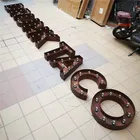 Light High Quality Advertising 3d Outdoor Light Bulbs Marquee Letter Signs