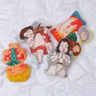 Plush Toys Cartoon Cute Angle Shape Pillow Plush Toys For Kids And Baby Can Be Wholesale Customized Pillow Case Xmas