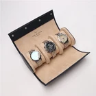 Watch Roll Mens Watch Case Travel Roll Portable 3 Watch Display Storage