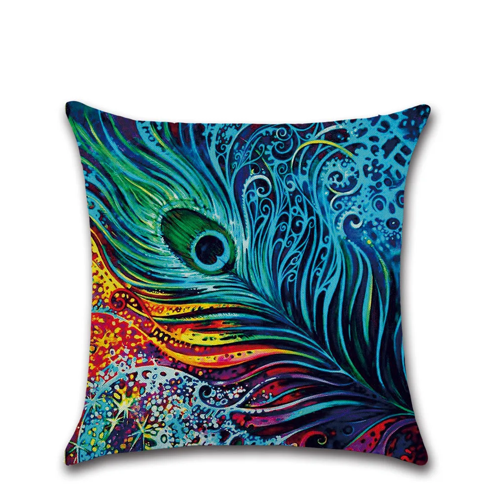 feather pattern cushions