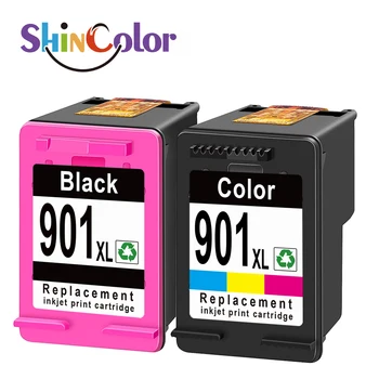 Shincolor 901xl 901 Xl Remanufactured Color Inkjet Ink Cartridge For