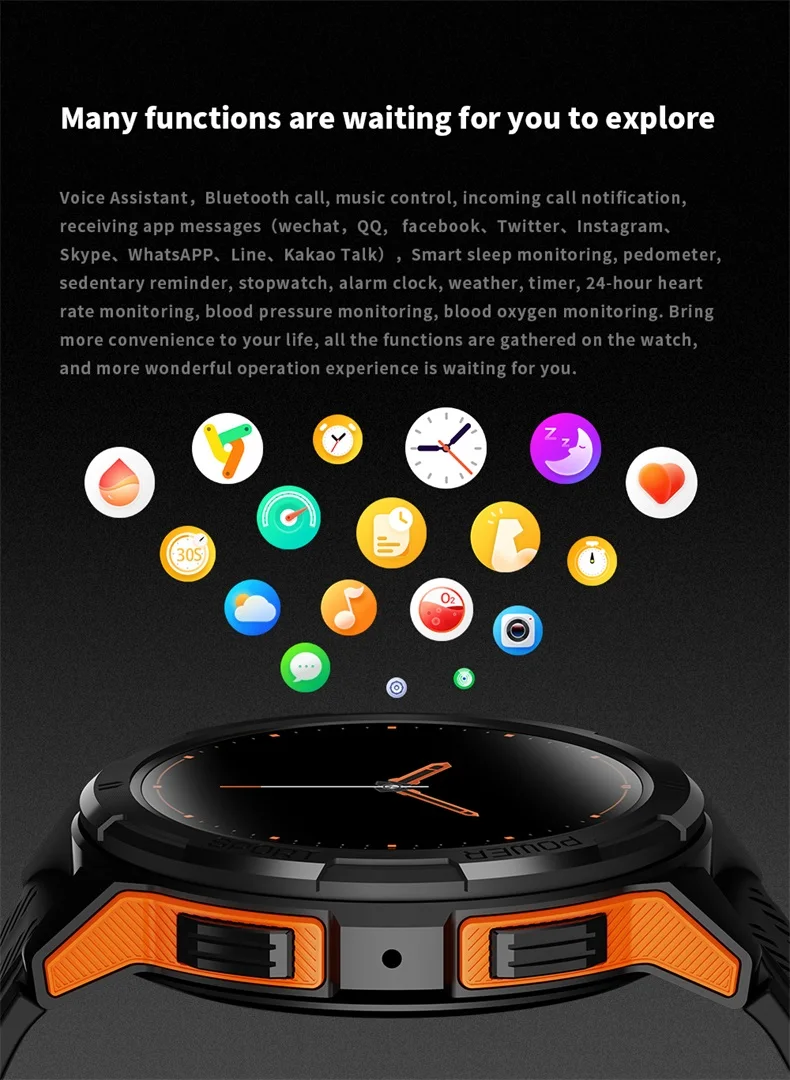 1.43 Inch AMOLED Touch Screen C25 Reloj Smart Watch BT Calling Waterproof Blood Oxygen Fitness Sports Tracker Rugged Smartwatch (15).jpg