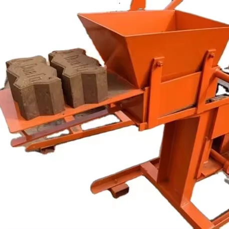 Small Manual Clay Soil Interlocking Brick Making Machine QMR2 40