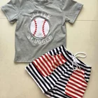 Clothing Boy Wholesale Children's Boutique Clothing Puresun Designs Baseball Applique Cotton Boy Clothing