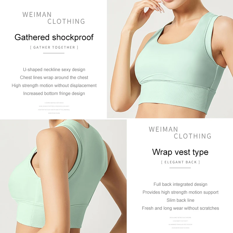 Direct Selling High Elastic Breathable Mesh Running Outdoor Womans Gym Wear Color Super Soft Vest Athletic Sports Yoga Bra