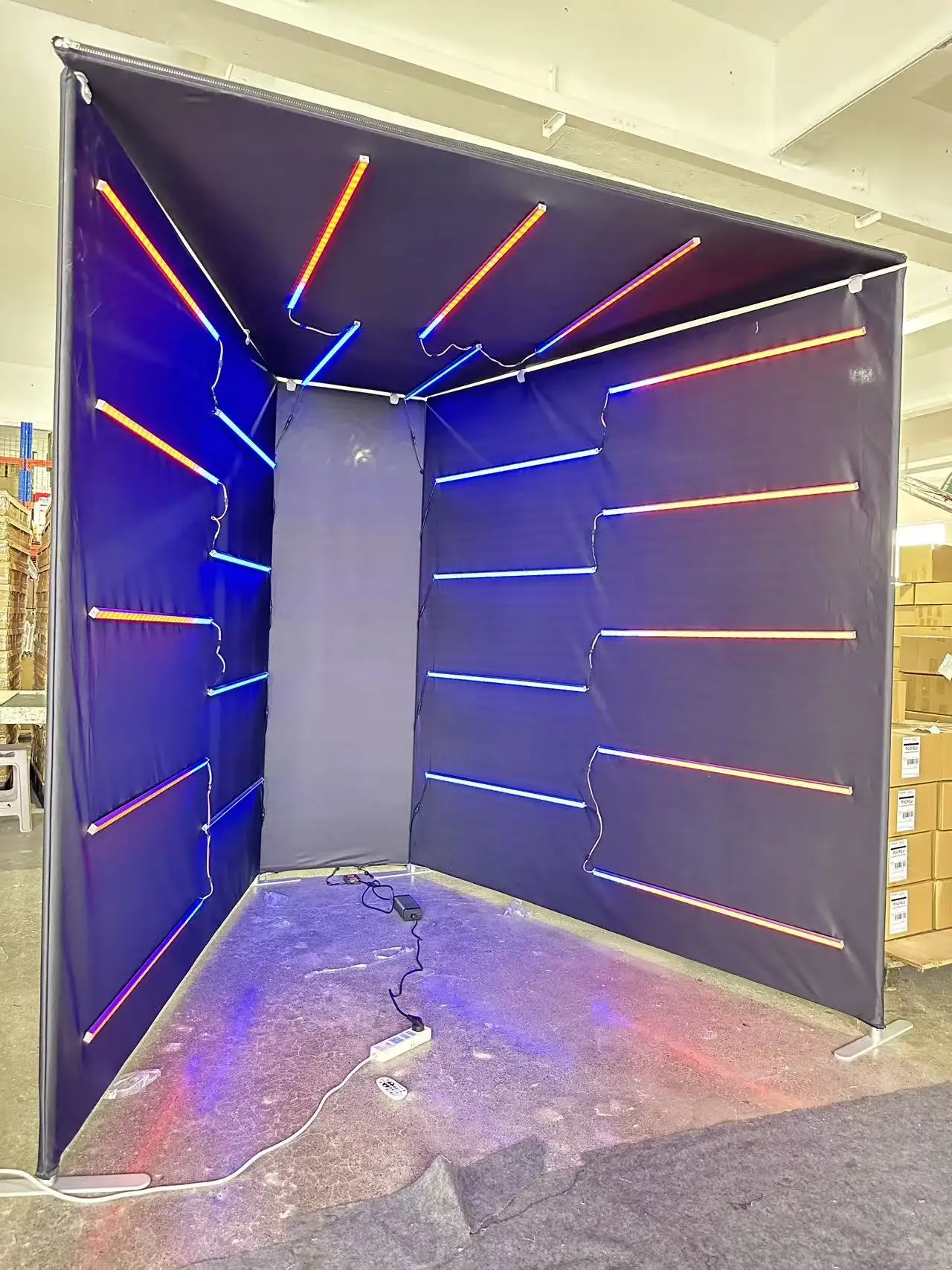 Photo Booth Enclosure Backdrop With LED Light Activity Party Exhibition Other Trade Show Equipment H321f022f258a4a47887458498a034d19B