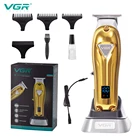 VGR 908 New Metal Body Professional Hair Clipper Electric Hair Clipper LCD For Men Wa Hl Hair Clipper