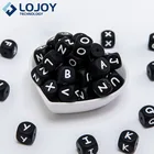 Beads Silicone Beads Bulk Silicone Teething Beads 104pcs DIY Teether Beads BPA Free Alphabet Letter Beads Bulk