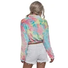 Hoodies Winter Hoodies Wholesale Women Tie Dye Hoodies Sweater Winter Long Sleeve Plush Casual Top