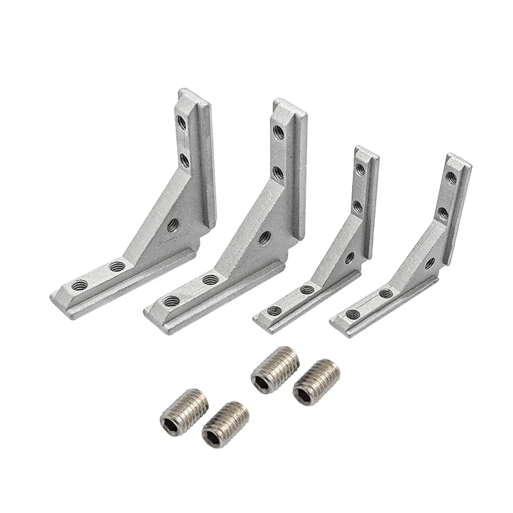2020 3030 4040 Profile Door Frame Universal Fastening Connector Panel Installation Board Corner groove Fixing Component supplier