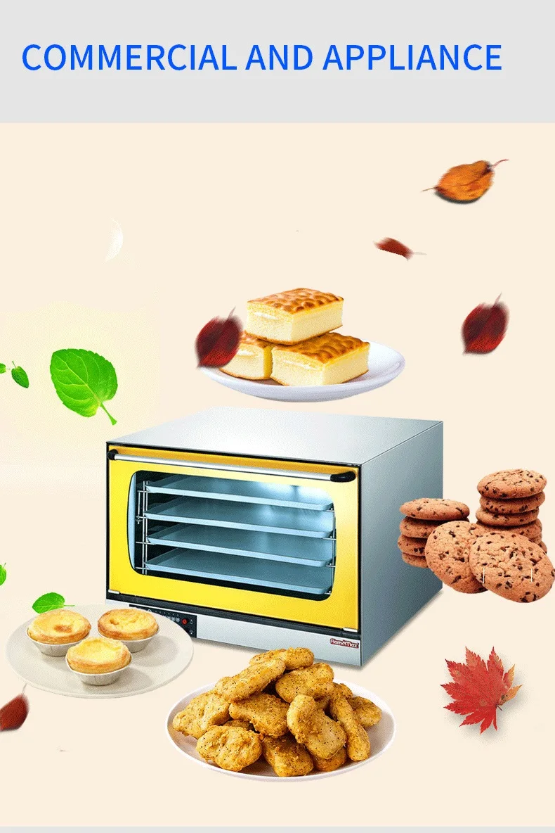 Factory Commercial Oven Convection Oven Tart Built in Oven Electric Hot air Circulation Roaster Bread Baking Biscuit Pastry