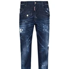 Pants Europe And America Fashion Cheap Sky Blue Washed Denim Pants Stretch Mens Tapered Skinny Jeans