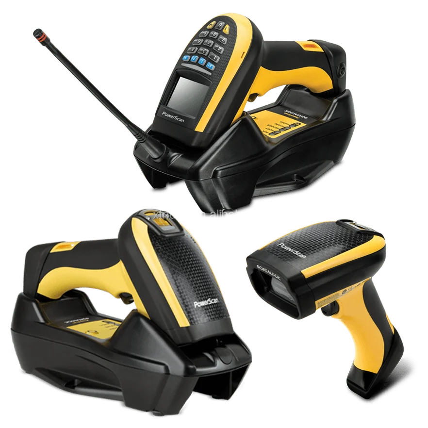 Original Datalogic PM9501-DHP433RB High Performance Industrial Rugged Wireless 433MHZ USB IP65 2d Bar Code Scanner QR Code