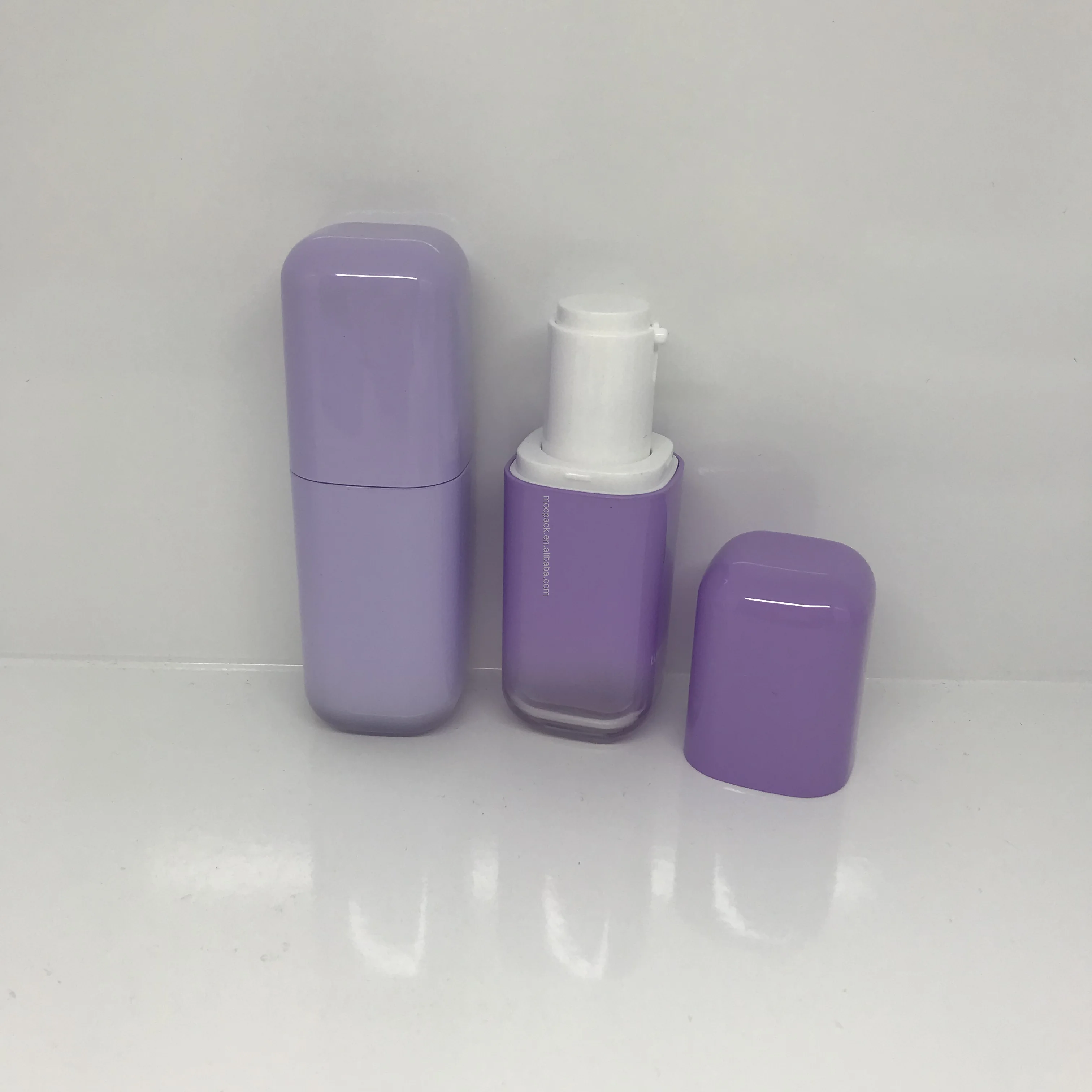 product hot sale 30ml airless bottles cosmetic containers macaron sunscreen liquid foundation plastic bottles-28