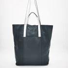 Black Bags 2021 Hot Selling Fashion Ladies Black Handbag High Quality OEM Genuine Leather Soft Tote Bags