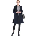 Coats Women Coat 2020 Winter New Coats Ladies Women Loose Hooded Mid-Length Woolen Long Coat Women