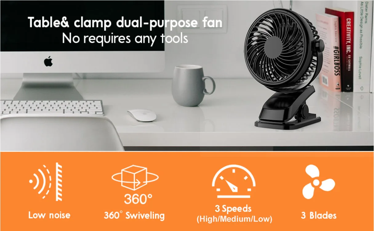 Table Fan, 720, USB - detail 2