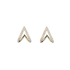 Hoop Alloy Unique Hoop Earrings Tiny Stud Earrings Alloy Minimalist Stud Earring