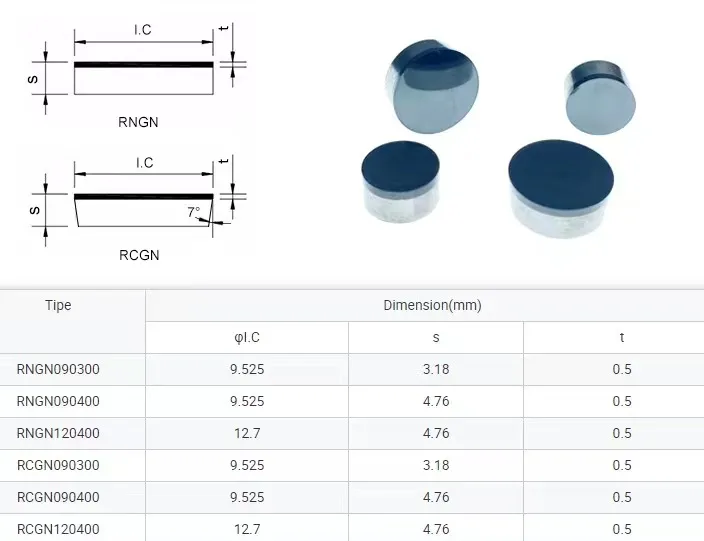 Rcgn1204 Pcd  Rngn1204 Pcd Tool Turning Tool Aluminum Alloy