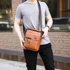 Bag Leather Men Men Low MOQ China Classic Fashion Crossbody Bag PU Leather Black Messenger Men Sling Bag
