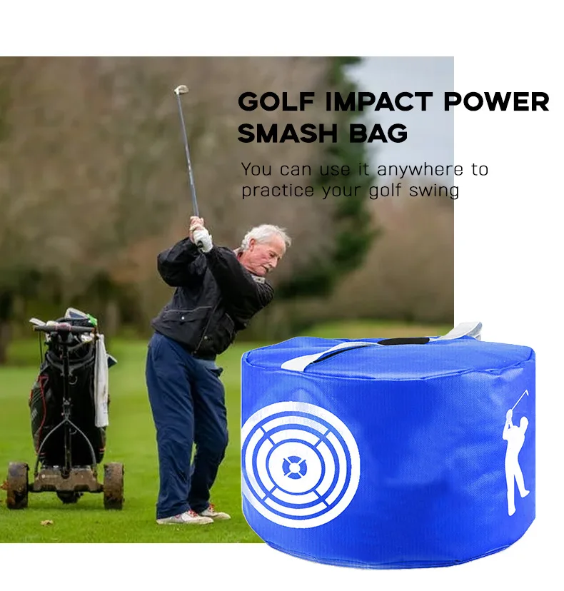 Golf Bag Impact Contact Power Golf Practicing Hitting Bag Swing Trainer