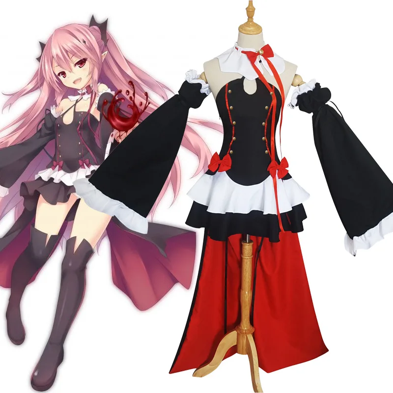 Seraph of The End Cos Vampire Krul Tepes Cosplay Clothing TYH 