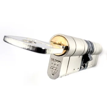 UK Ultion Top high security 3 Star Brass 6-Pin Euro Double cylinder door lock