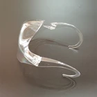 Maysure Direct Sales Disposable Face Shield Disposable Plastic Pet Visors Clear Full Medical Face Shield