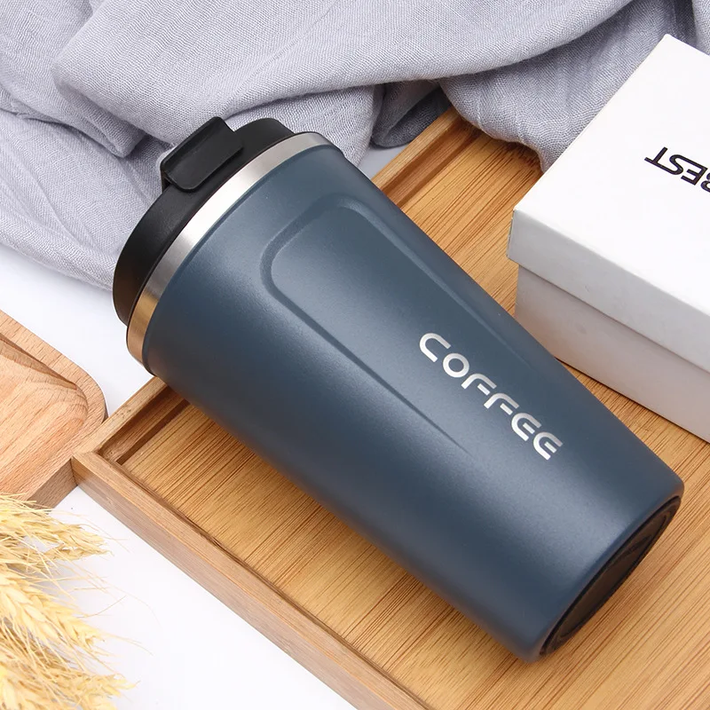 Wholesale 12 oz Stainless Steel Travel Tumblers Leak Spill Proof Coffee Mug Vacuum Insulated Lid Eco-Friendly Hot Thermal Gifts