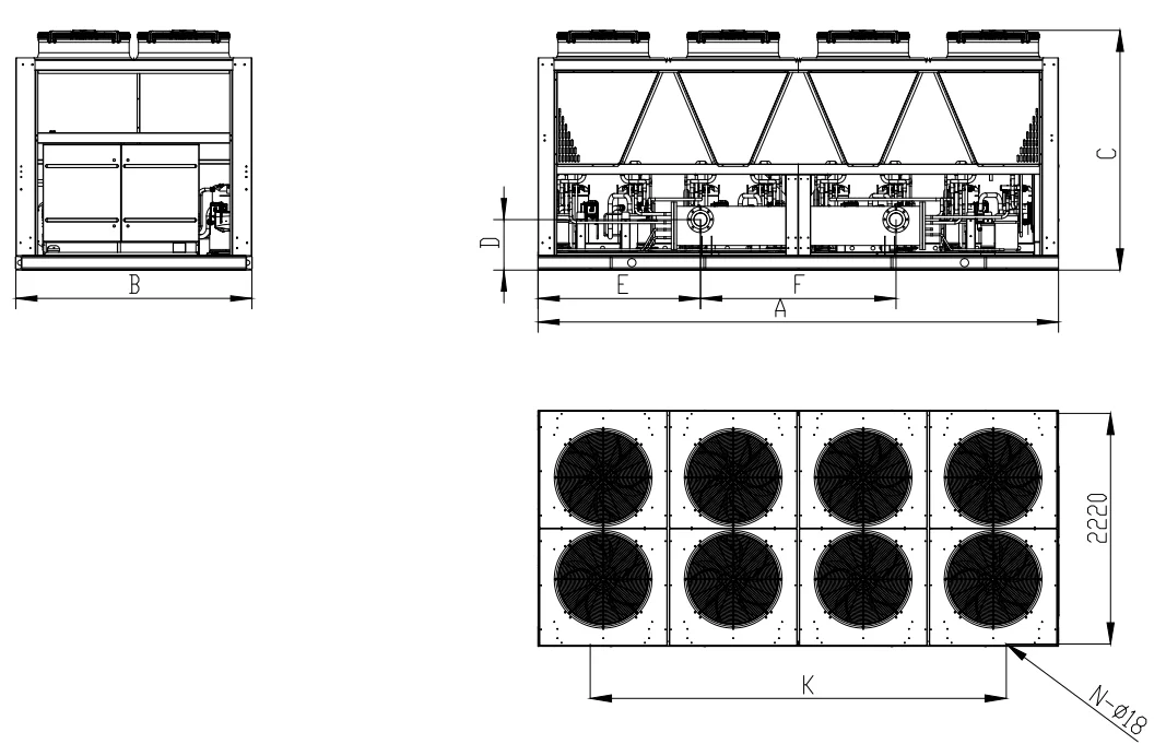 Cooled Scroll Water Chiller, 200-220, 2-Year - detail 28