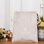Cotton Pouch Cotton Bag Cotton Bag Custom Logo Printed Organic Cotton Drawstring Bag Cotton Pouch