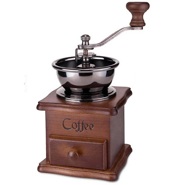 Wood Manual Coffee Grinder Hand Coffee 
