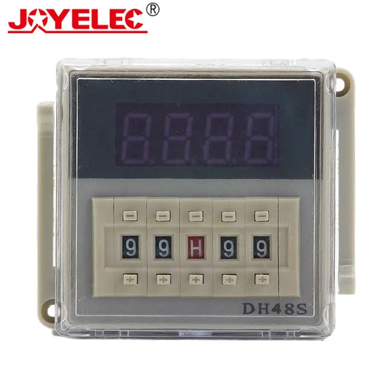 DH48S-1Z DC 12V 8Pin 0.01s-99H99M Time Delay Control Timer Relay 