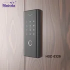 Lock Electric Smart Biometric Lock Fingerprint Door Lock Waterproof Silver Gold OEM Battery Time