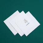 Tissue Napkins Paper Factory Manufacturers Top Quality 18gsm 3Ply Various Size Party White Tissue Napkins Paper Custom