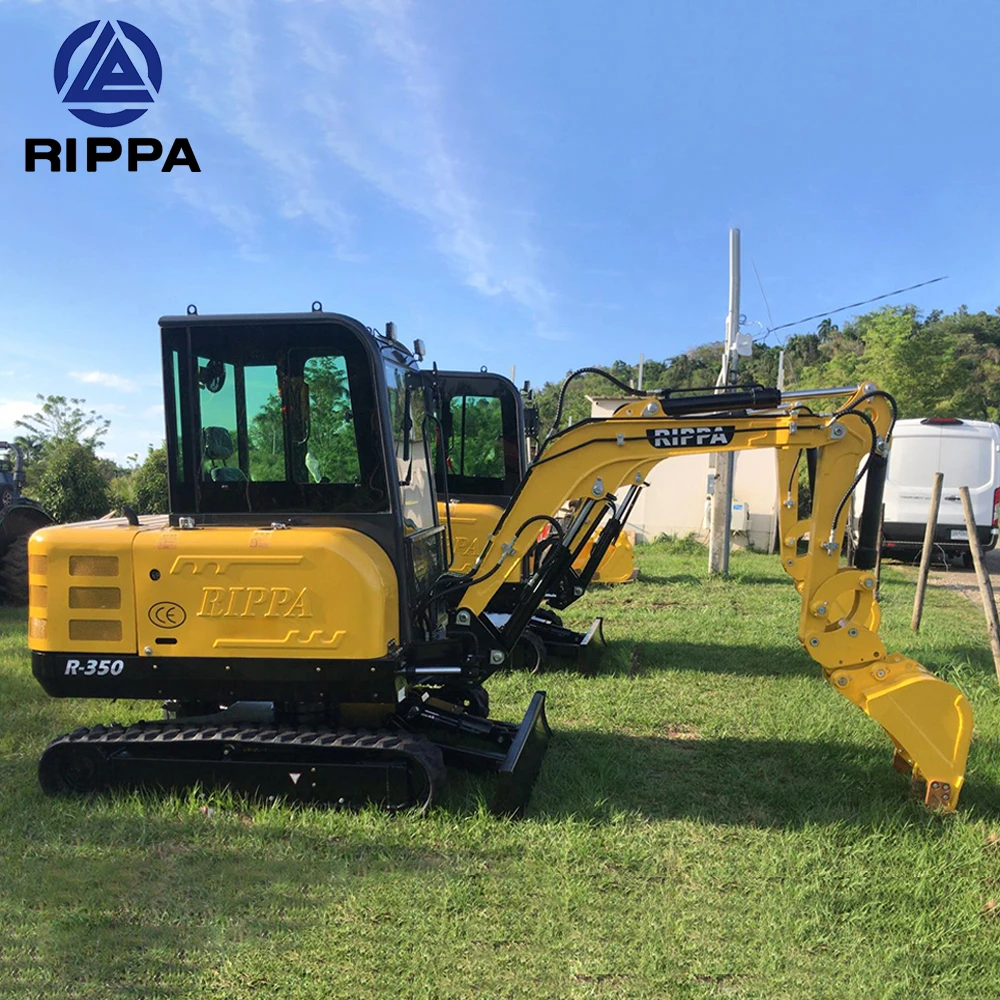 Rippa Mini Excavator Crawler Minibagger Hydraulic Micro Excavator