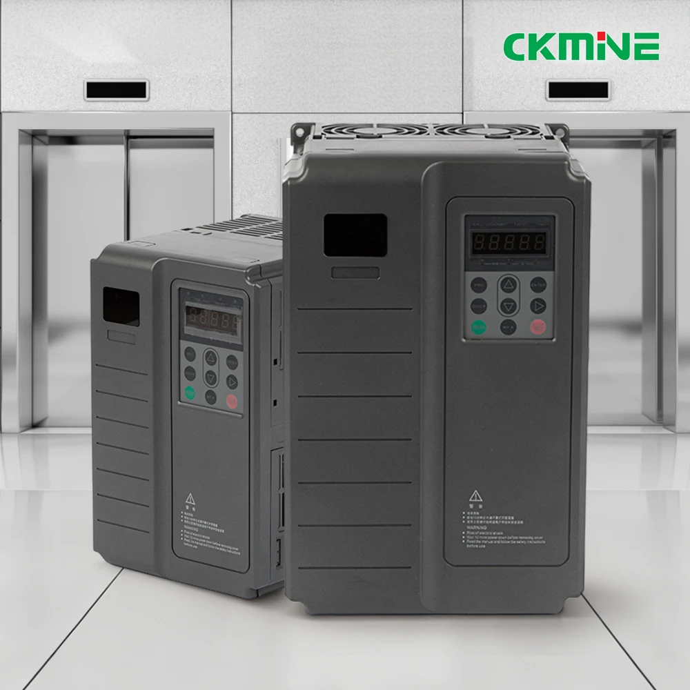 CKMINE KM500L-7R5G-T4 エレベーター周波数インバーター オープンループ 7.5kW 3相 380V 10HP ACリフトモーターコンバータードライブ制御製造