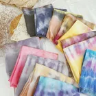 Scarf Handmade Tie Dyed New Arrival Women Ladies Retro Colorful Handmade Tie Dye Scarf Shawl