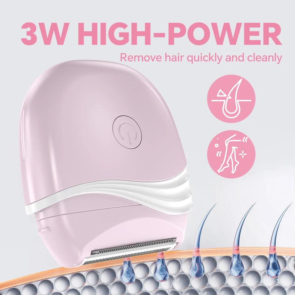 Wholesale USB Charging Electric Lady Shaver Professional Painless Rechargeable Body Shaver for Women for Household and Car Use factory