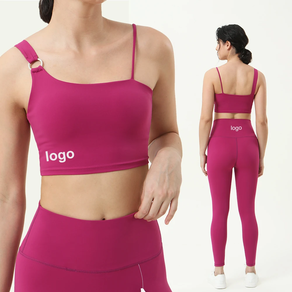 Environmentally friendly regeneration women breathable high waist sportswear outdoor fitness yoga suit